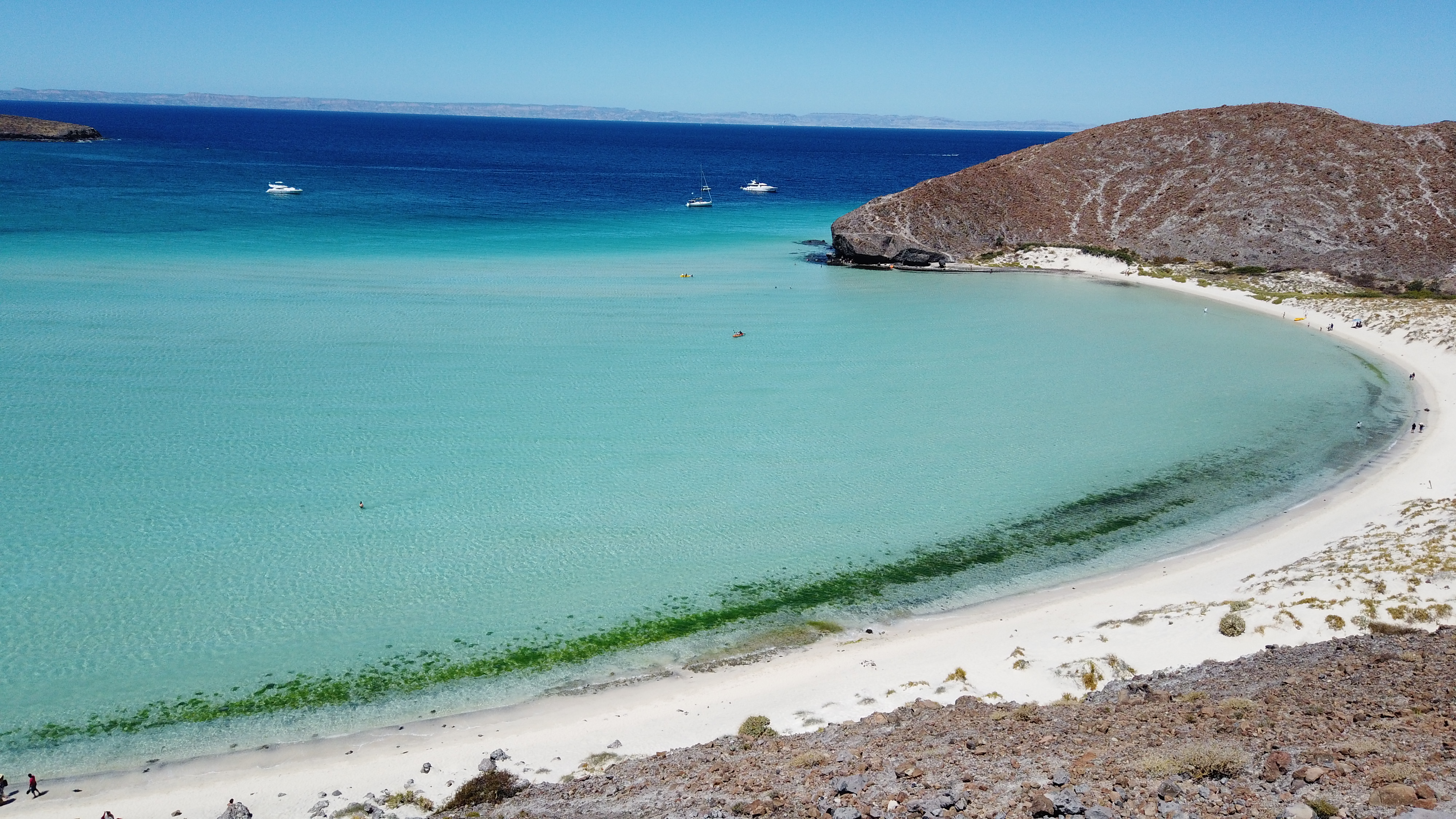 Opciones turísticas en Balandra, Baja California Sur