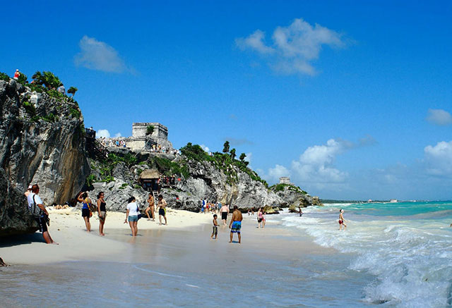 Playa de Tulum, joya turística de Quintana Roo