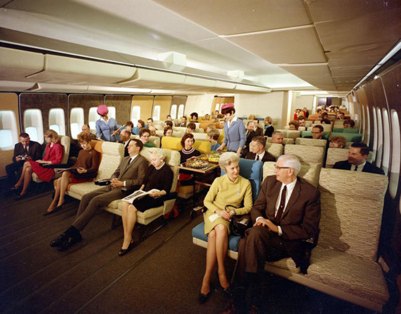 Viajar en un Boeing 747 en los años 70 era una experiencia de verdad Playas en Mexico